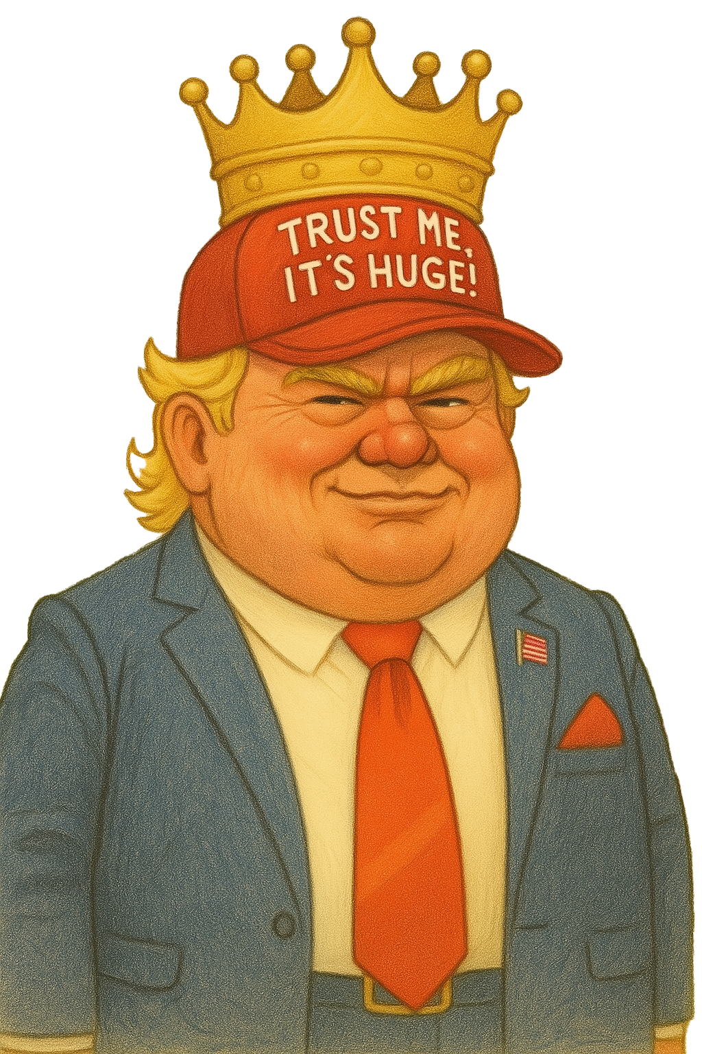 KING BIGLY WITH CROWN NO BKGRND